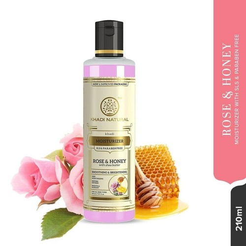 Khadi Natural Herbal Face Moisturizer Rose Honey With Shea Kokum Butter 210ML - Picture 5 of 11