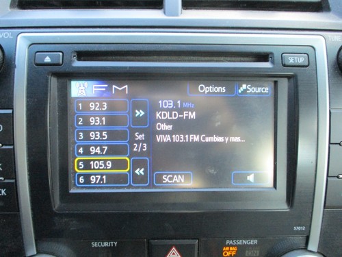 UNIDAD RECEPTORA DE RADIO TOYOTA CAMRY 2012, USADA, 8614006010 ID: 57012 - Imagen 10 de 23