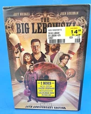 The Big Lebowski~10th Anniversary Edition~2 Disc Set~DVD~Jeff Bridges~New Sealed
