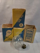 Vintage Duro-Lite Mid Century Modern 3" Clear Globe Light Bulb Mod Lite #4165