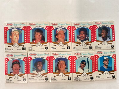 1986 True Value Panel Set (10 Panels) Rose,Schmidt,Ripken,Jackson,Ryan,HOF  h
