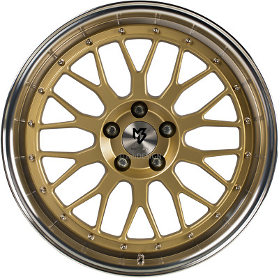 mbDESIGN Felge LV1 8,5x19 Zoll LK 5x112 ET35 ML 75.0 Gold glänzend lackiert