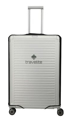 travelite Trolley Cover L Pull-Over Transparent transparent schwarz Neu