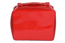 Estee Lauder Red Cosmetic Fashion Carrying Case Bag Travel 12"