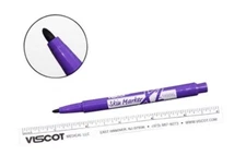 (100)  VISCOT Skin Surgical Dermal Pen Ink Tattoo Piercing Mini Purple Marker