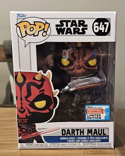 Funko Pop Star Wars- Darth Maul 647 2023 NYCC Fall Convention Exclusive