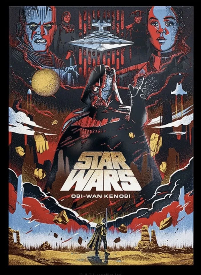 Displate Limited Edition Star Wars Obi-Wan Kenobi BRAND NEW X/1000 - Image 3 of 4