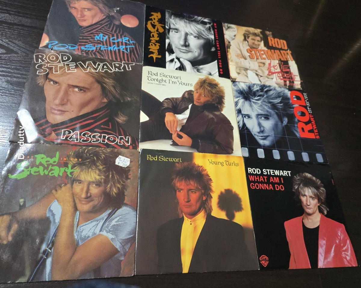 Rod Stewart (RARE!! CDシングル10枚セット送料込み!!) 9 x ROD STEWART 7