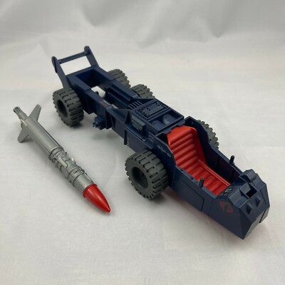 Vintage GI Joe 1986 Cobra Adder Missile Launcher Machine Vehicle Incomplete ARAH