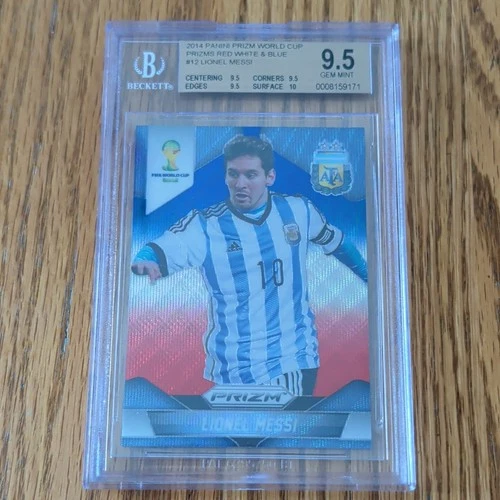 World Cup Lionel Messi 2014 Panini Prizm World Cup Lionel Messi #12 Blue