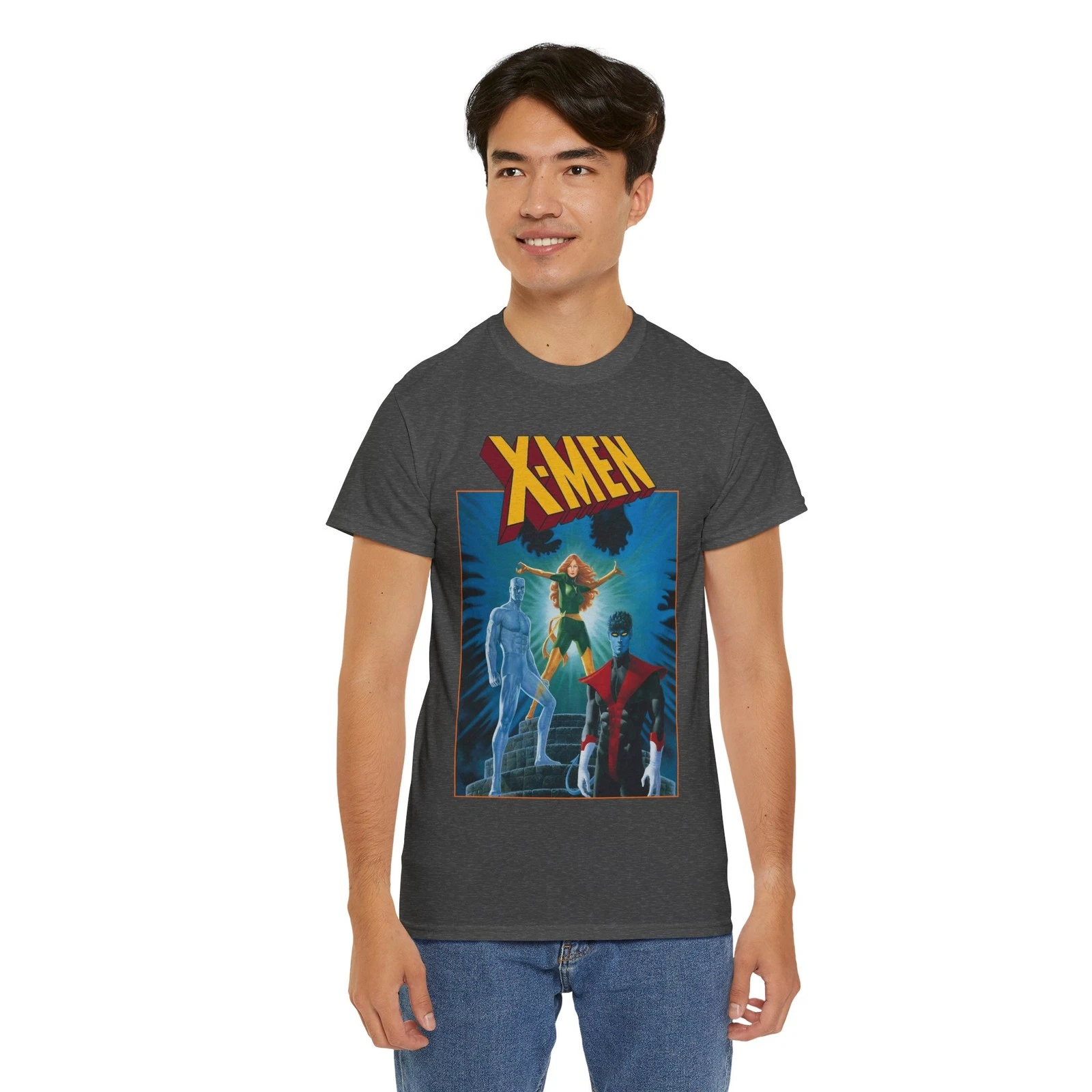 X-Men T-Shirt - Paul Gulacy Art - Phoenix, Nightcrawler - Bizarre Adventures