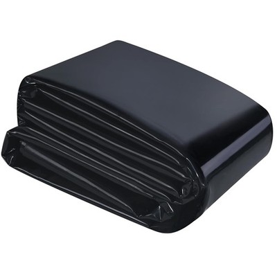 20 Mil 7x10ft Black HDPE Pond Liner for Koi Ponds