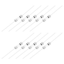 10A 250V 5x20mm Time Delay Fuse with Lead Wire Slow Blow Fuse 10 Pcs