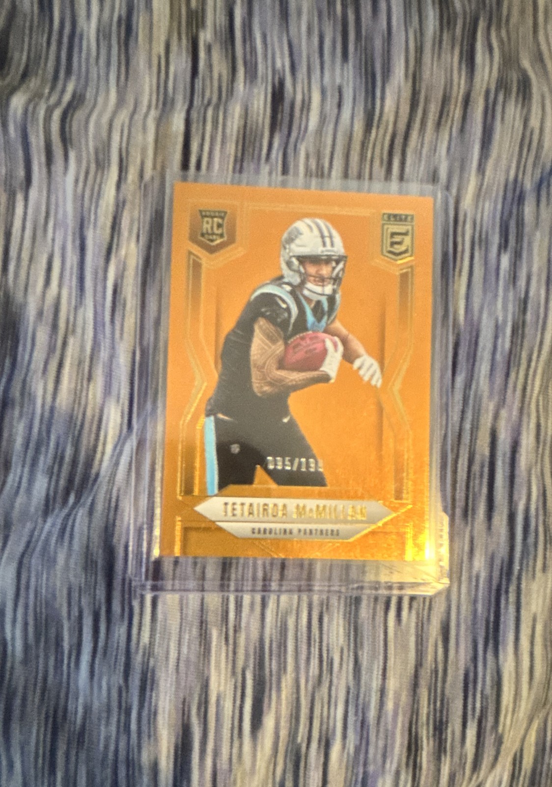 2025 Panini Donruss Elite - Rookies Tetairoa McMillan #128 Orange /199 (RC)