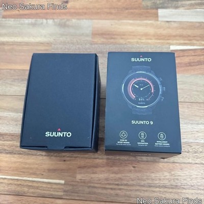 Suunto 9 Baro Titanium Smartwatch GPS Heart Rate Fitness Tracker Waterproof...