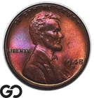 1948-D Lincoln Cent Wheat Penny, Lovely Toner, Gem BU++
