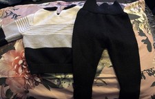 Winter Jumper & Trousers Set - Baby Boy - 3-6Months