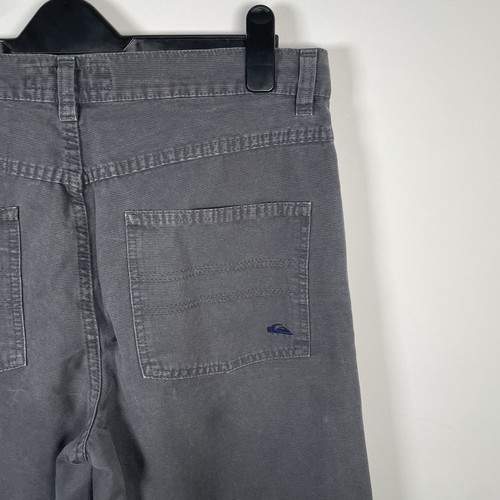Quiksilver Mens Size W34 L30 Corduroy Trousers Y2K Baggy Skater Vintage Ink Blue - Picture 16 of 22