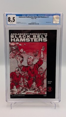 Adolescent Radioactive Black Belt Hamsters #1 Wraparound Cover CGC 8.5
