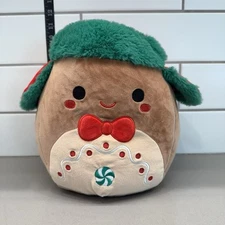 Squishmallows 10" Peterson The Gingerbread Man - Kellytoy Christmas Plush