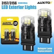 2x 3157 LED Backup Parking Light Bulb Error Free Anti Hyper Flash White 6500K A+