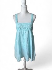 Victoria  s Secret Angels Cotton Babydoll Nightgown Slip Large 2007