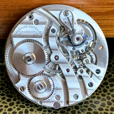 1913 E. Howard Series 7 12S 17J Hunting Case Pocket Watch Movement Repair