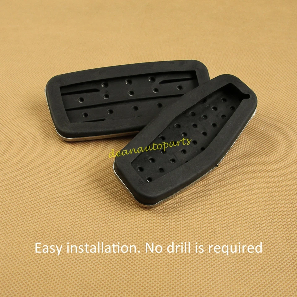 2x Gas Brake Pedal Cover For 2020+ Chevrolet Silverado GMC Sierra 1500 2500 3500 - Image 3 of 4