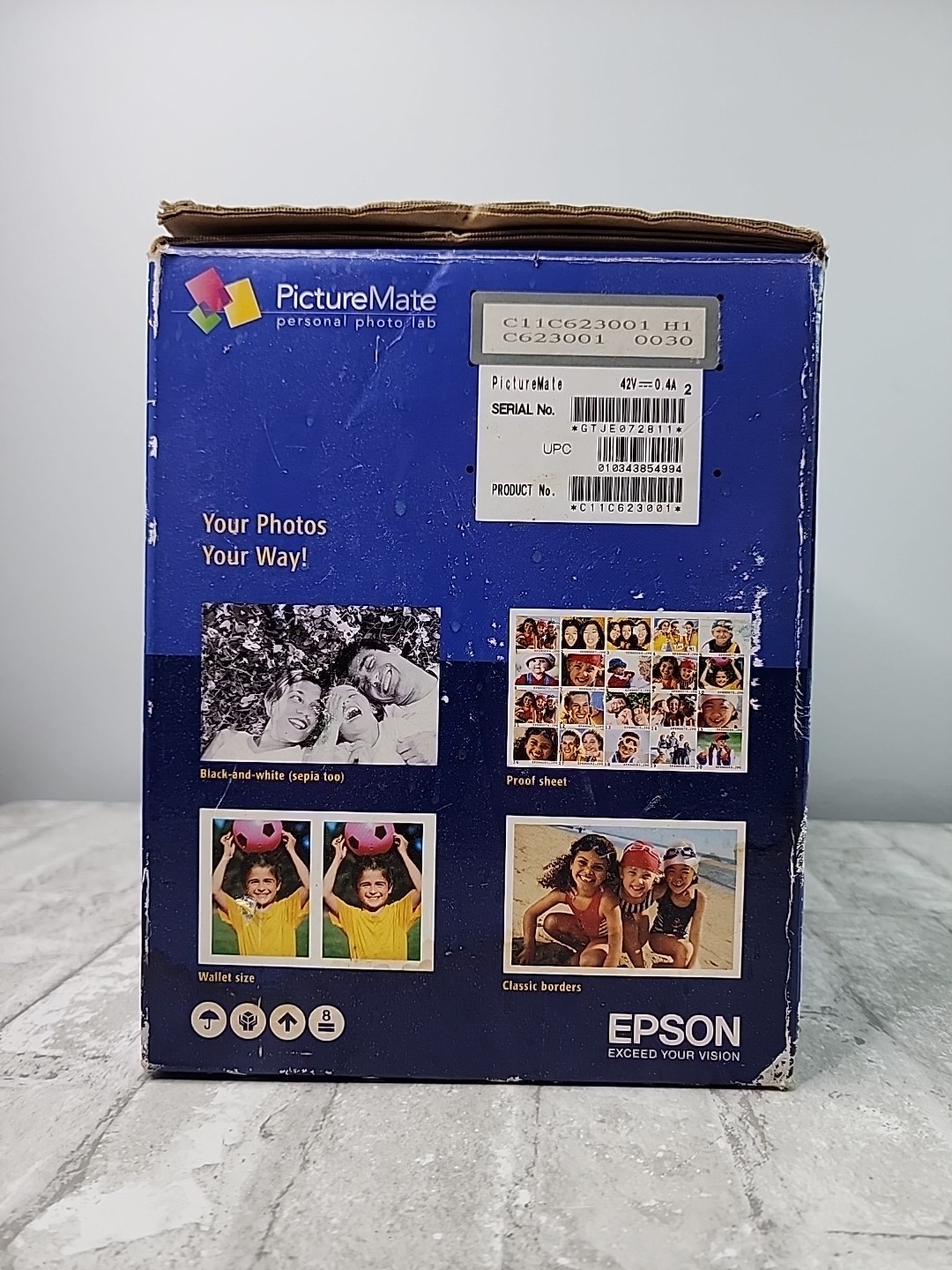 EPSON PictureMate B271A Personal Photo Lab Express Edition Inkjet Printer Tested