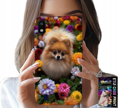 Hülle für Samsung A10 - Süßer Hund, Pommerscher Hülle + Glas