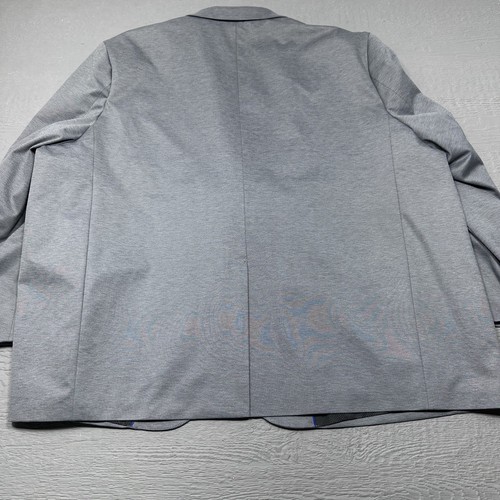 Blazer Joseph Abboud Para Hombre Grande 4X 60 Pecho Gris Sencillo Dos Botones Elastizado - Imagen 13 de 16