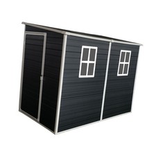 Weather-Resistant 8x4ft Outdoor Storage Shed with Protection, Ventilation