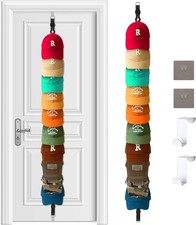 Hat Rack for Baseball Caps Hat Organizer Holder for over the Door Wall , 20 Cli
