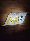 VTG 1970s Miller High Life Original Lighted COLD BEER Advertising Sign, Works!