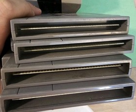 Nintendo NES Console Bundle Zelda Gold Game Genie Controllers Games Tested!!! 