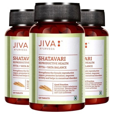 Shatavari (Asparagus racemosus) Hilft Immunität & Kraft zu stärken (3er Pack)