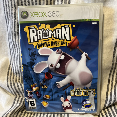 Rayman Raving Rabbids (Microsoft Xbox 360, 2007) Complete and Tested