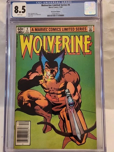 Wolverine #4 12/1982 - CGC Graded 8.5 - White Pages