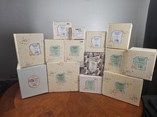 Cherished Teddies lot of 14 Christmas / Winter Themed Original Boxes Santa