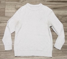 Size S - Lululemon Men  s Textured Knit Crewneck Sweater LM3ENFS Bone Colored