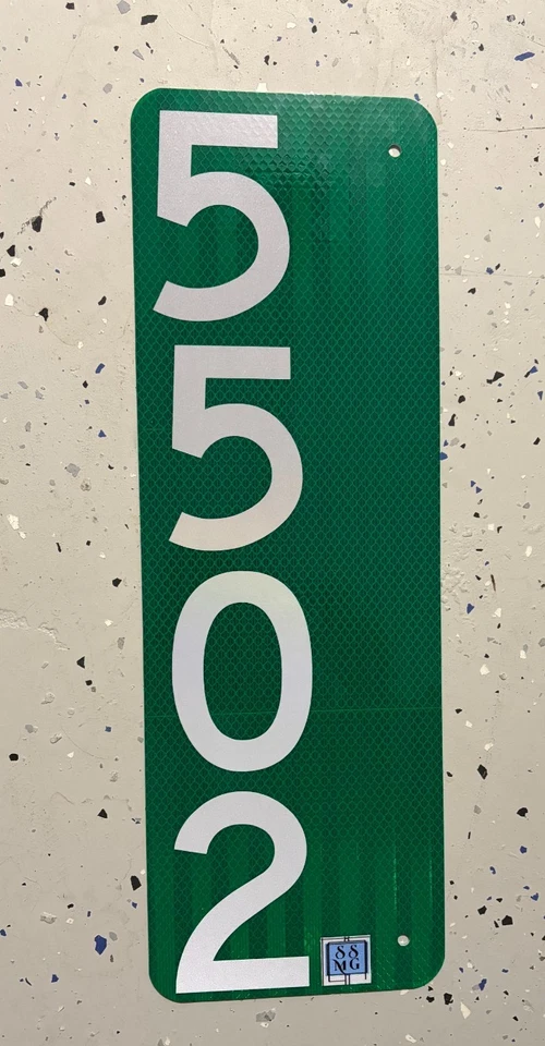 3M HIP 911 Reflective Address Mailbox Sign By SSMG - Image 3 of 4