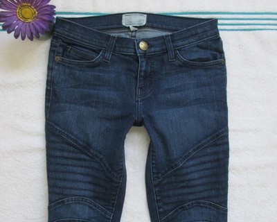 CURRENT ELLIOT Jeans Womens Size 25 Dark Blue the Moto Ankle Skinny Denim