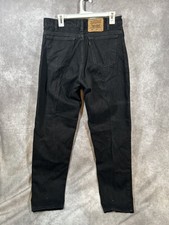 VTG Levi's 550 Jeans Mens 33x32 Faded Black Wash Orange Tab Tapered year 1993 US