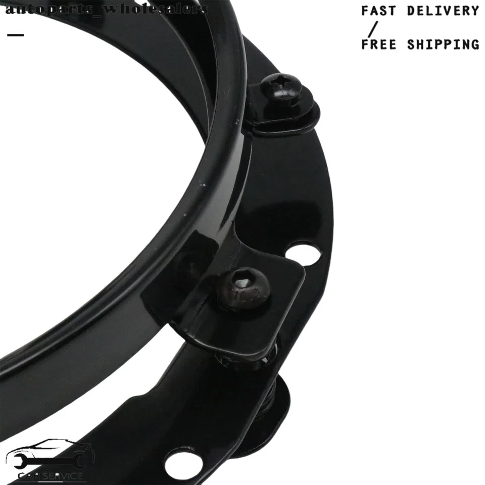 Anillo redondo soporte de montaje de faros LED de 7 pulgadas para Harley Davidson EE. UU. Foto 4 de 4