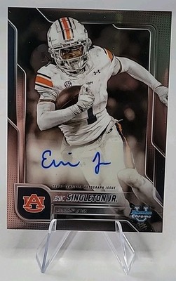 2025 Bowman University Chrome - Chrome Prospect Autographs Eric Singleton Jr....