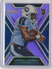 2014 Panini Select Antonio Andrews #RA-AA Fuchsia Prizm Rookie Auto /199 💜 RC