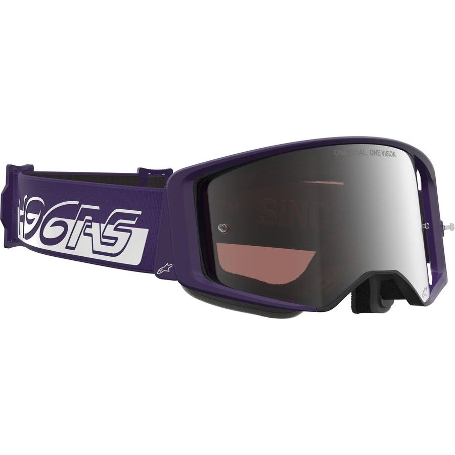 Gafas Alpinestars Supertech - Hunta 96 LE - Púrpura/Blanco 5101226-3168-OS Foto 3 de 4