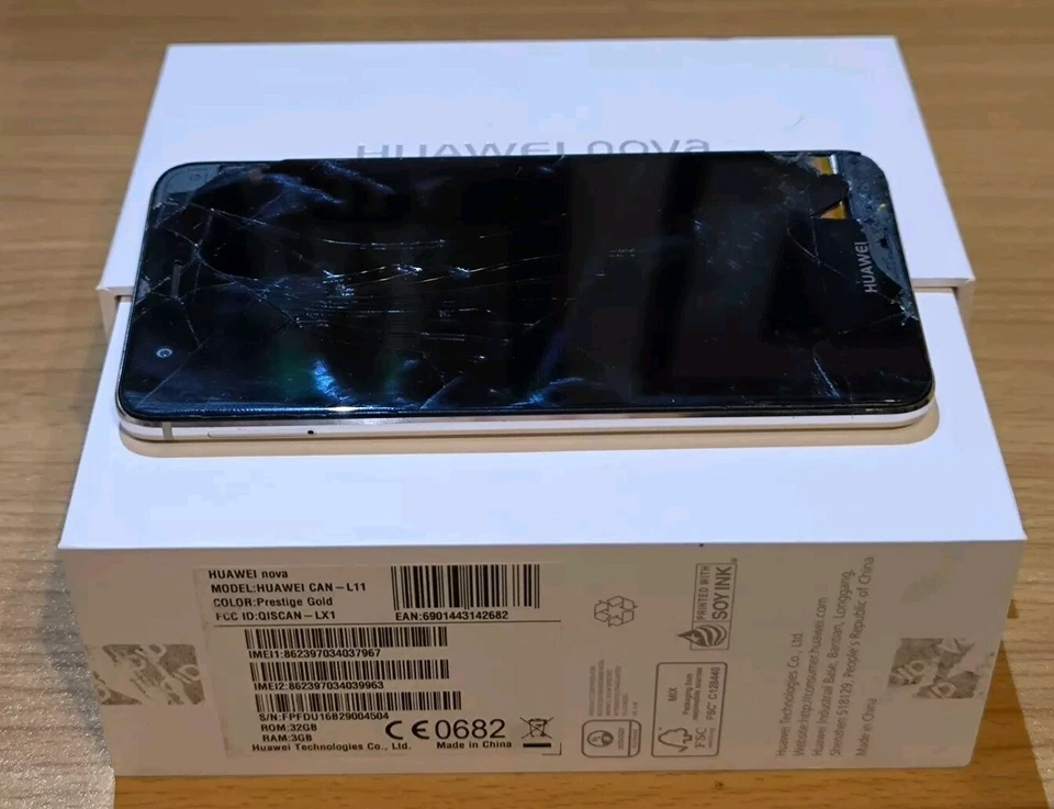 Smartphone Huawei Nova Can-L11 3/32Gb Cellulare Con Display Da Sostituire - Immagine 2 di 4