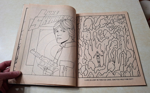 Vintage Star Wars Malbücher Lot Das Imperium schlägt zurück Rückkehr der Jedi-Ritter - Bild 5 von 24