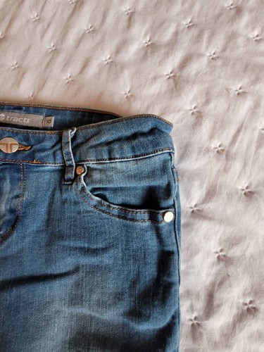 Tractr Girls Skinny Jeans With Ankle Bows. Sz 10 - Picture 3 of 6